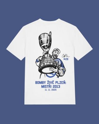 Tričko pro event Bomby živě Plzeň: Mistři 2013 pro @hc.skoda.plzen_ @bombyktyci